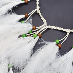 Boho Faux Feather Hair Rope Western Style Headband Hippie Style Hair Accessories