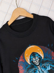 Boy's Halloween Skeleton Sweatshirt for Fall Winter