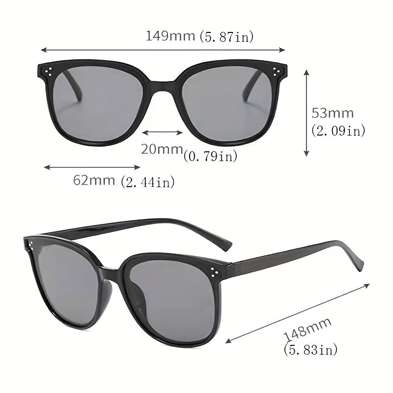 Cat Eye Sunglasses Rivet Detail Glasses UV400