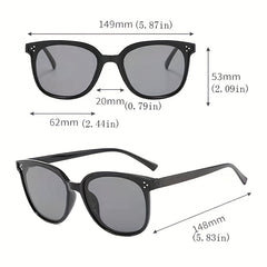 Cat Eye Sunglasses Rivet Detail Glasses UV400