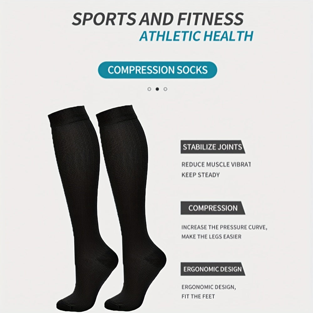 3 Pairs Copper Compression Socks - Circulation Improvement - Men & Women