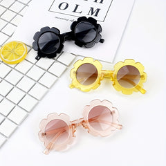 Sunflower Shaped Sunglasses UV400 Summer Eyewear for Party Outdoor Activities
