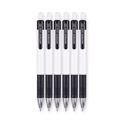 6Pcs 0.7mm Ballpoint Pen Roller Ball Ink Office School Supplies Stationery