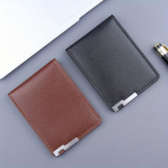 Men's Ultra thin Driver's Card Bag, Leather Credit Card Holder