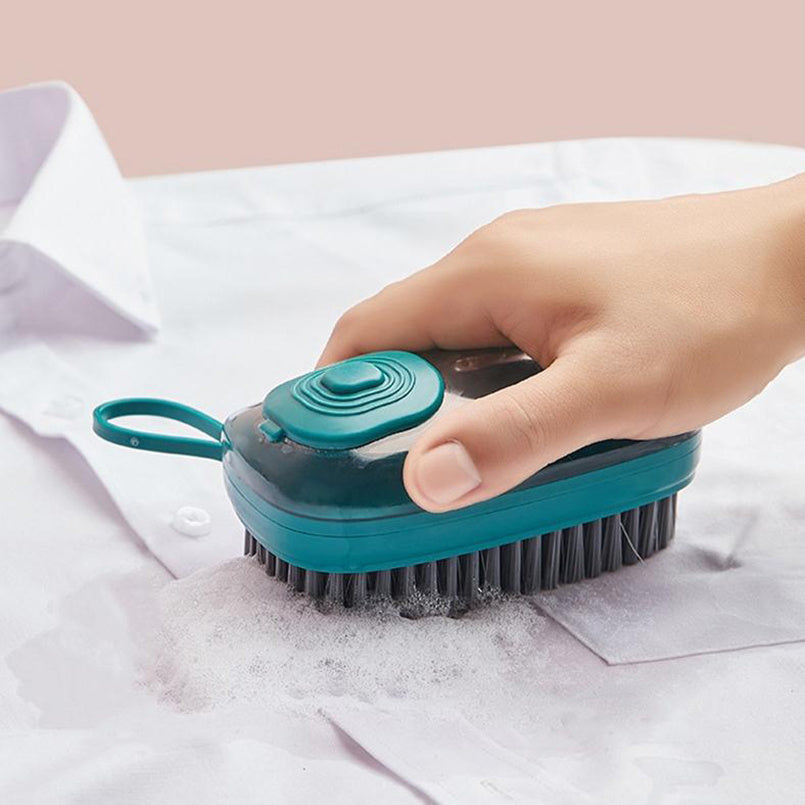 Soft Scrub Brush for Laundry Clothes Shoes Pots Easy to Grip