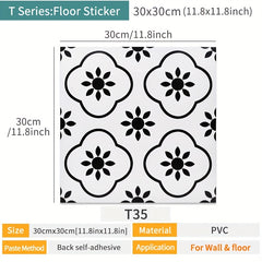 20pcs PVC Marble Floor Stickers Waterproo...