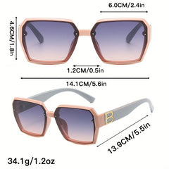 Large Square Sunglasses UV400 Sun Shades Driving Beach Travel
