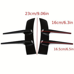Car Front Bumper Wrap Anti-collision Sticker Sports Racing Side Vent Protection