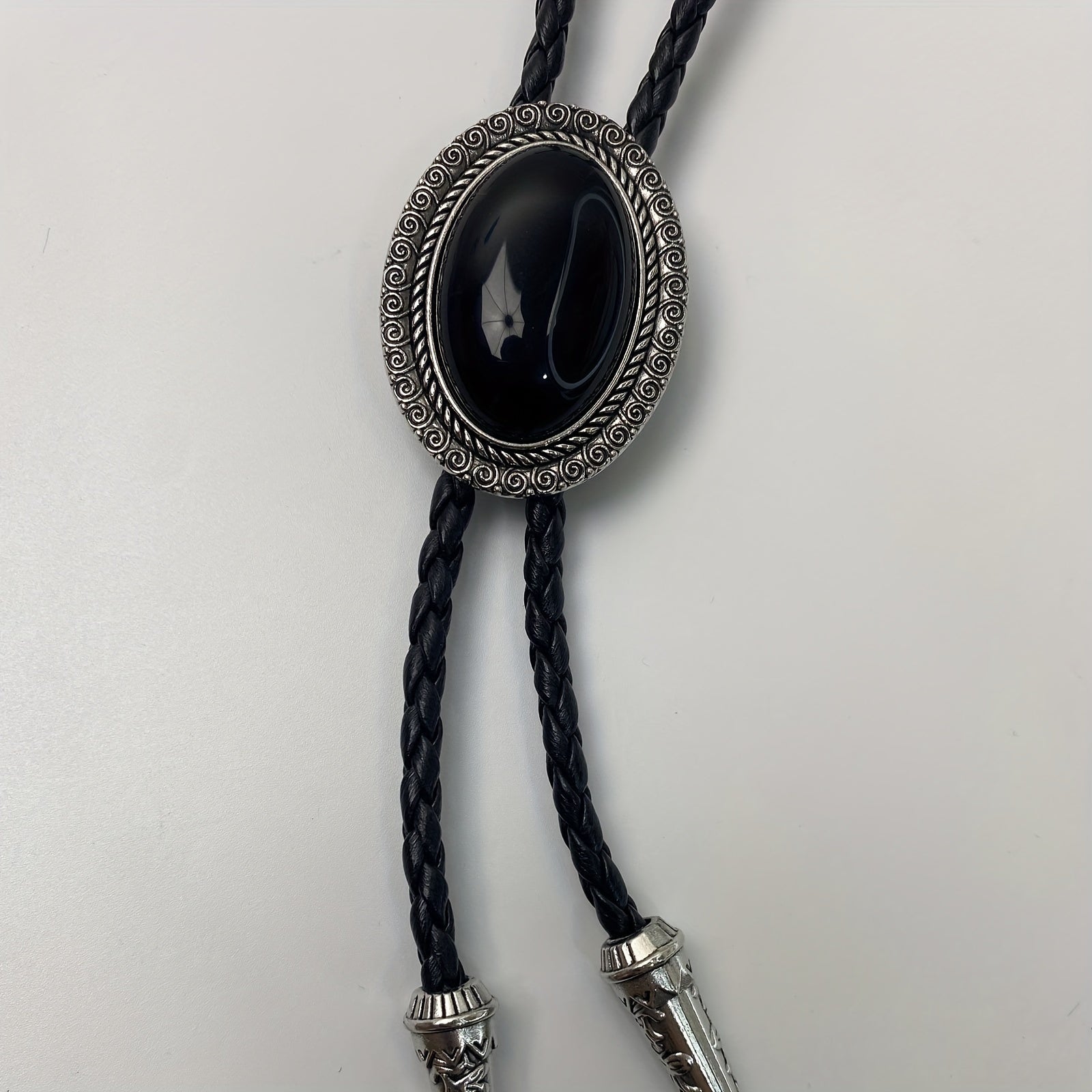 Bolo Tie Unisex Cowboy Leather Necktie Necklace Costume Accessories