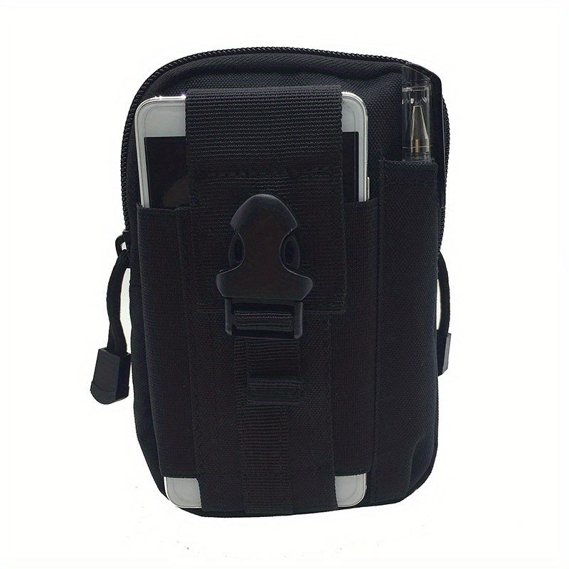 Men's Tactical Waist Bag With Buckle Hanging Pocket Sling Army
