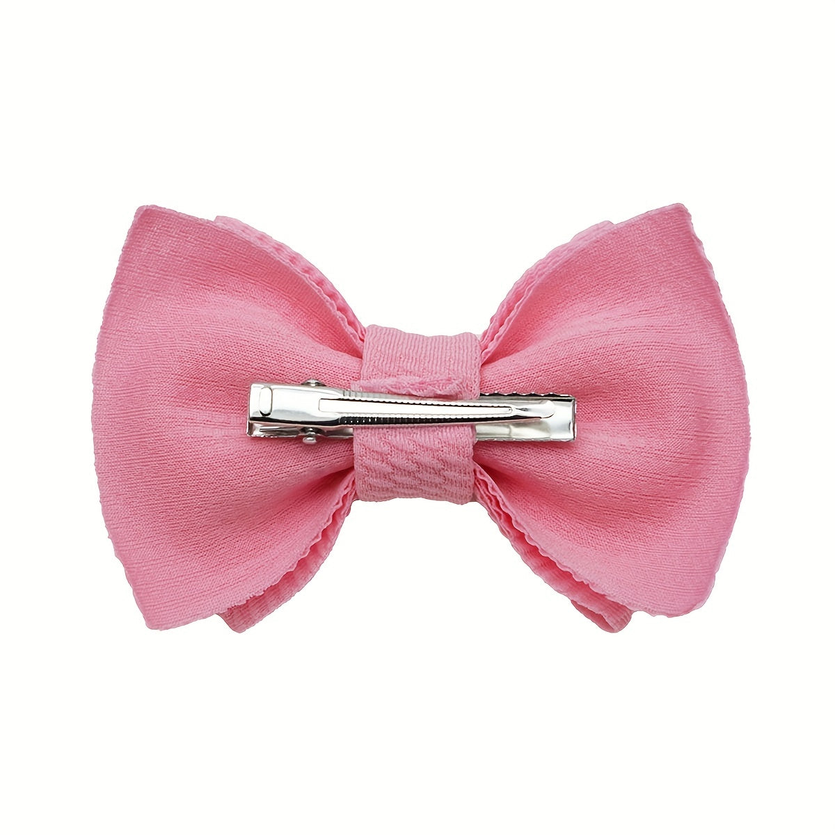 Bowknot Twill Bubble Fabric Double Layer Hairpin Headwear Hair Accessories