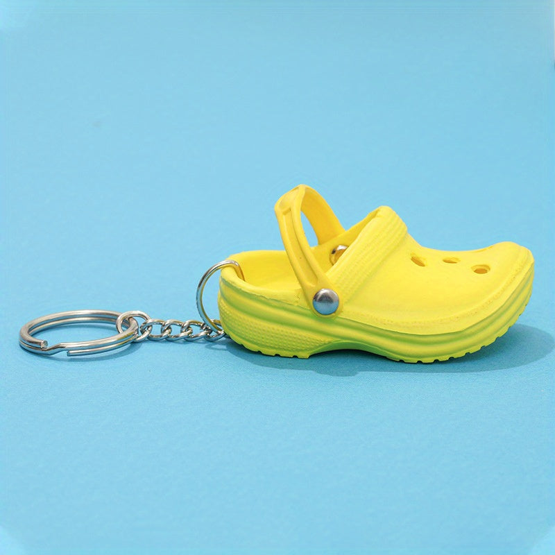 Mini Clog Shoes Charm Keychain Handbag Backpack Purse Accessories