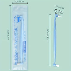 Orthodontic Double-headed Toothbrush Soft Bristle for Dental Gap