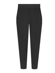  High Rise Pants With Pockets Casual Slim Tapered Pants