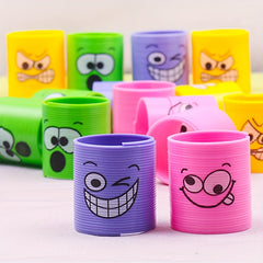 24pcs Rainbow Ring Finger Pull Toys Birthday Party Gift Set