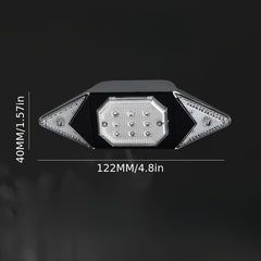 Rechargeable Bicycle Turn Signal Light Waterproof Bright Indicator