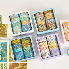 10pcs Washi Tape Set Diy Journal Decoration Stickers