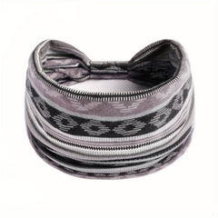 Colorful Bohemian Style Wide Headband for Women