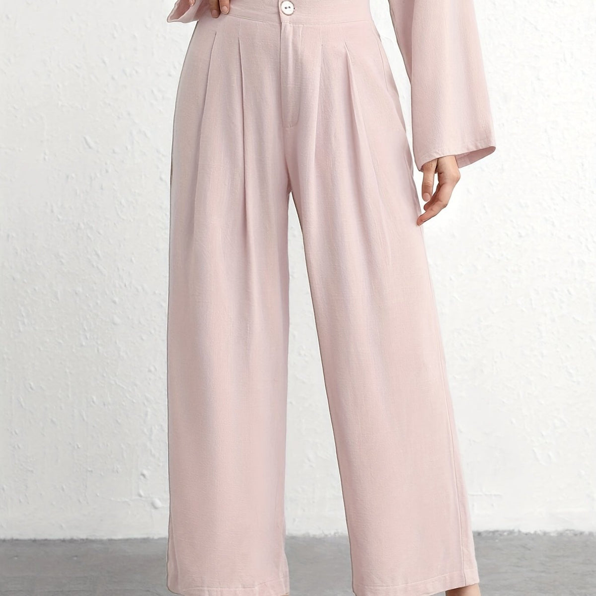 Solid Buttons Lounge Bottoms Comfy & Lounge Pants Womens Loungewear