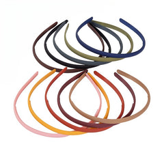 10pcs Colorful Plastic Headbands with Teeth for Women Girls Teens