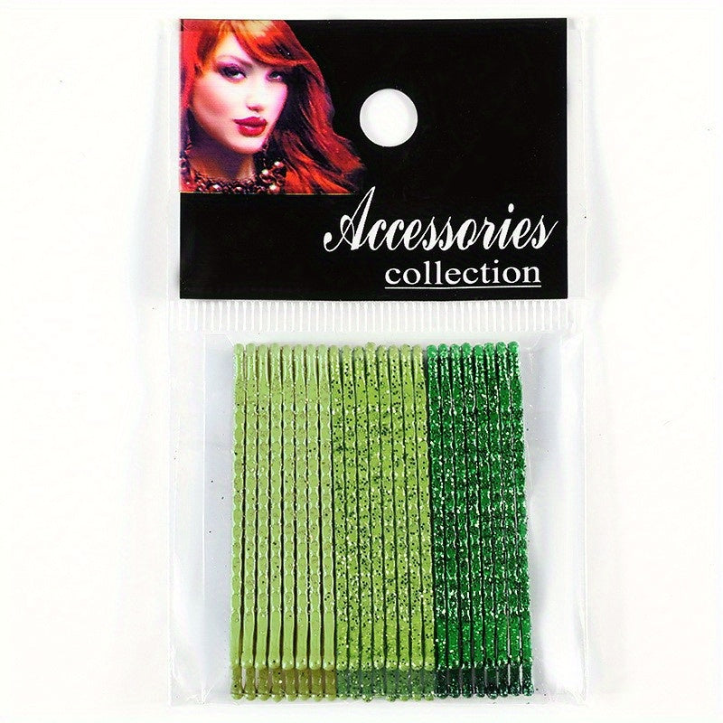 20pcs Sequin Hair Clip Bobby Pin Y2K Style Accessories For Girls
