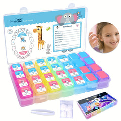 Baby Teeth Keepsake Box Tooth Fairy Lost Deciduous Tooth Collection