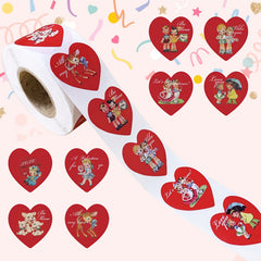 500 Cartoon Characters Confession Decoration Stickers