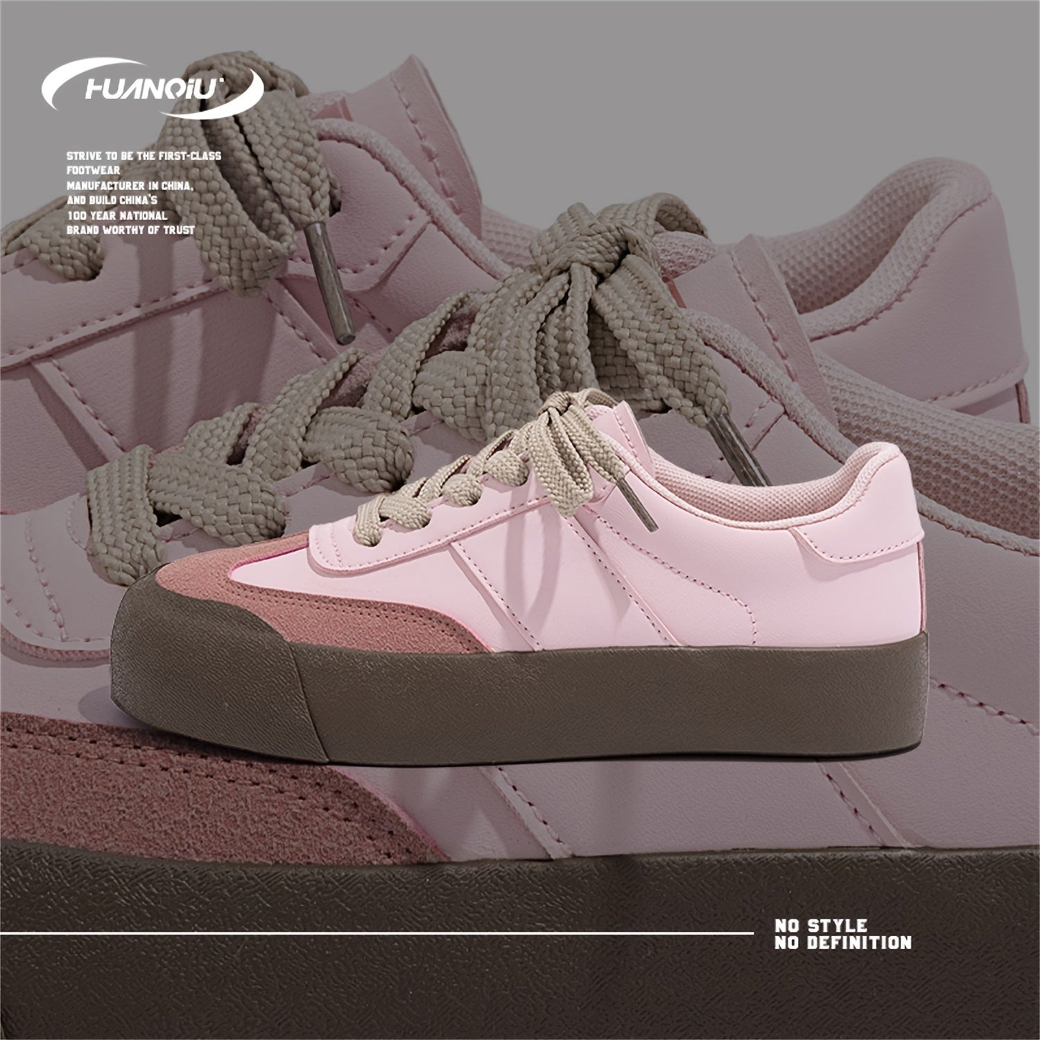 HUANQIU Women's Breathable Low Sneakers Retro Casual Shoes