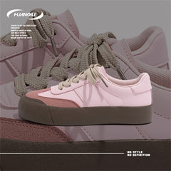 HUANQIU Women's Breathable Low Sneakers Retro Casual Shoes