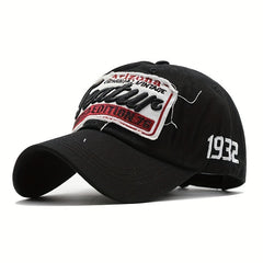 Vintage Patch Baseball Cap Letter Embroidery Dad Hats Unisex Adjustable Sun Hats