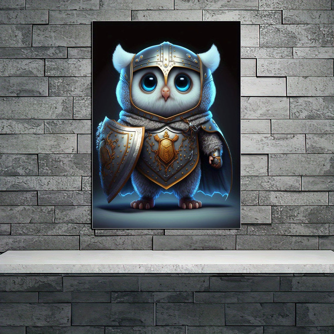 Modern Baby Owl Warrior Wall Sticker for Kids Room Decor