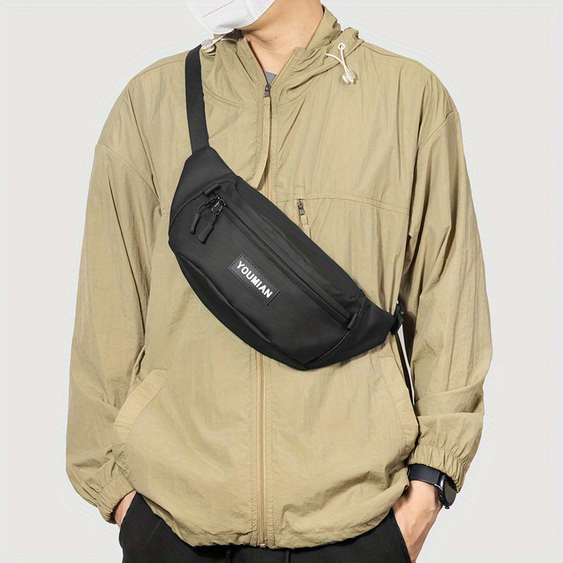 Men's Waterproof Waist Bag Phone Bag Crossbody Bag
