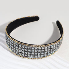 Wide Brimmed Rhinestone Headband Head Hoop Women Hair Accessories