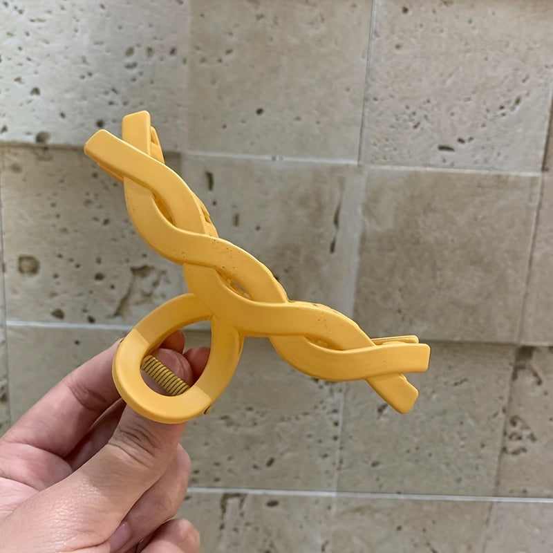 Matte Hair Clip Ponytail Back Head Hair Clip