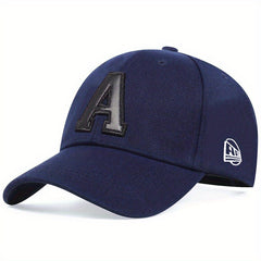 A Patch Baseball Cap Unisex Solid Sports Dad Hats Casual Couple Sun Hats