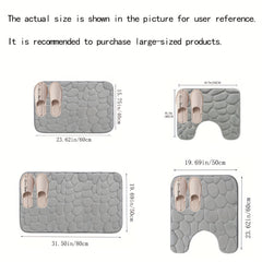 Absorbent Bathroom Mat Memory Foam Washable Bath Rug