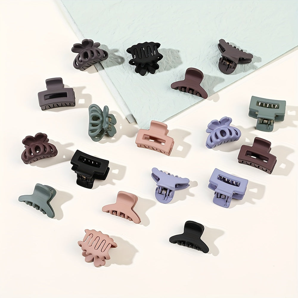 Rectangle Mixed Hair Grab Hair Claw Bangs Clip for Girls