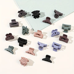 Rectangle Mixed Hair Grab Hair Claw Bangs Clip for Girls