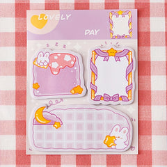 2pcs Cartoon Pet Sticky Notes Student Stationery Note Paper
