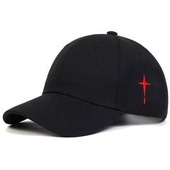 Casual Baseball Cap Cross Embroidery Dad Hat Adjustable Vintage Sports Hats