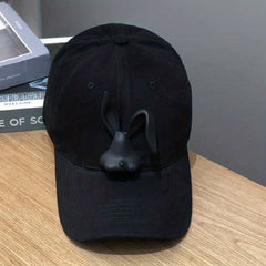 Bunny Decor Baseball Cap Candy Cartoon Rabbit Dad Hats