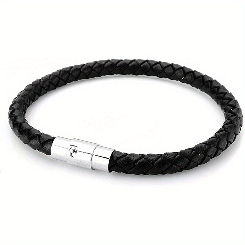 Minimalist Retro Leather Bracelet For Men Daily Decoration Gift Family Friends