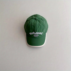 Kids Embroidered Baseball Cap, Quick Drying, Soft Top