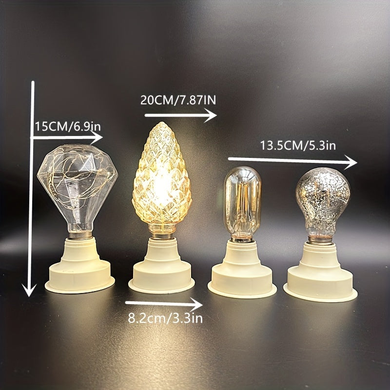 Golden Pine Cone Diamond Night Light T45A60
