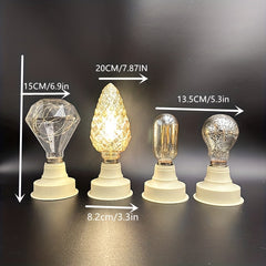 Golden Pine Cone Diamond Night Light T45A60