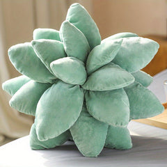 3D Simulation Succulents Cactus Pillow 18in Plush For Room Decor