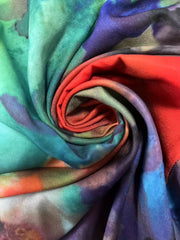 Ink Painting Style Pattern Men's Long Sleeve Shirt