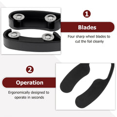 Wine Foil Cutter Sharp Ergonomic Design