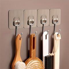 5pcs Wall Hooks Large Size Punching Hook For Kitchen Room