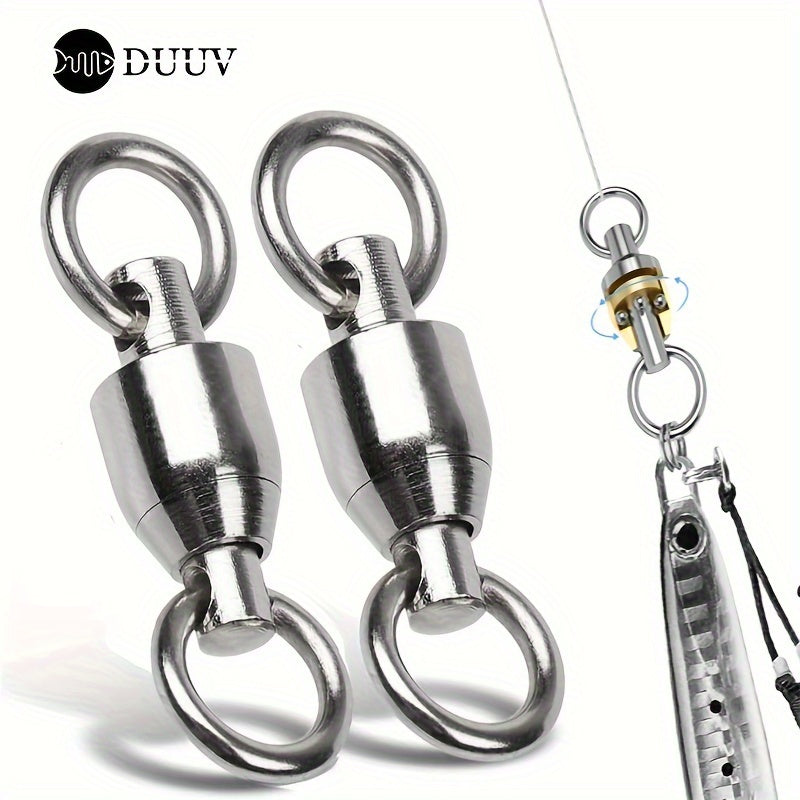 10pcs DUUV Swivels Stainless Steel Ball Bearing With Solid Rings